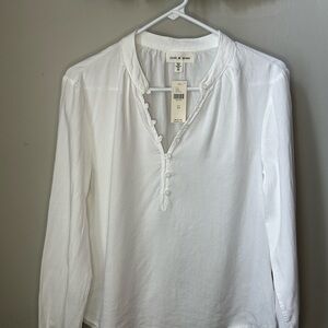 NWT White Blouse by Cloth & Stone
